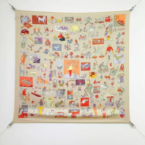 Wholesale Hermes Silk Square #1338225 $64.00 USD, Wholesale Quality Replica Hermes Scarf