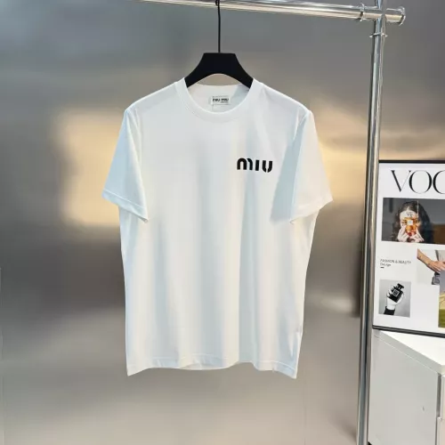 Wholesale MIU MIU T-Shirts Short Sleeved For Men #1338366 $92.00 USD, Wholesale Quality Replica MIU MIU T-Shirts