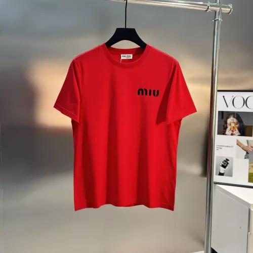 Wholesale MIU MIU T-Shirts Short Sleeved For Men #1338367 $92.00 USD, Wholesale Quality Replica MIU MIU T-Shirts