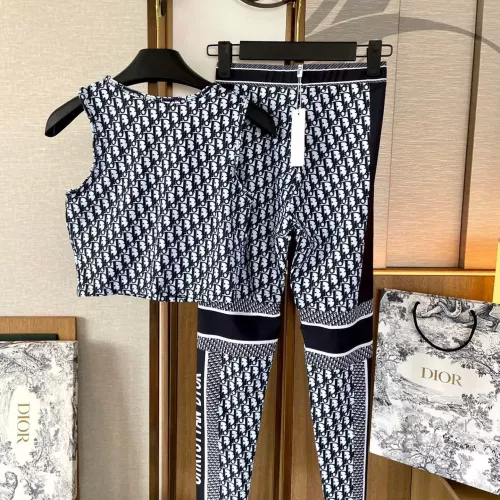 Replica Christian Dior Yoga Tracksuits Long Sleeved For Women #1338523 $40.00 USD for Wholesale