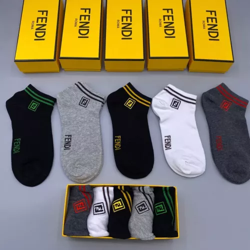 Wholesale Fendi Socks #1338617 $27.00 USD, Wholesale Quality Replica Fendi Socks