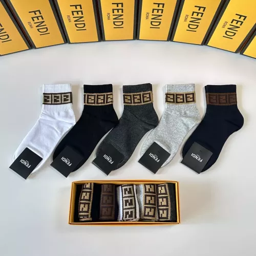 Wholesale Fendi Socks #1338618 $27.00 USD, Wholesale Quality Replica Fendi Socks