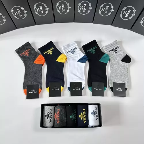 Wholesale Prada Socks #1338636 $27.00 USD, Wholesale Quality Replica Prada Socks
