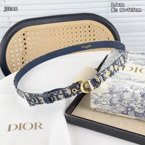 Wholesale Christian Dior AAA Quality Belts In 2.0cm For Women #1338918 $48.00 USD, Wholesale Quality Replica Christian Dior AAA Quality Belts