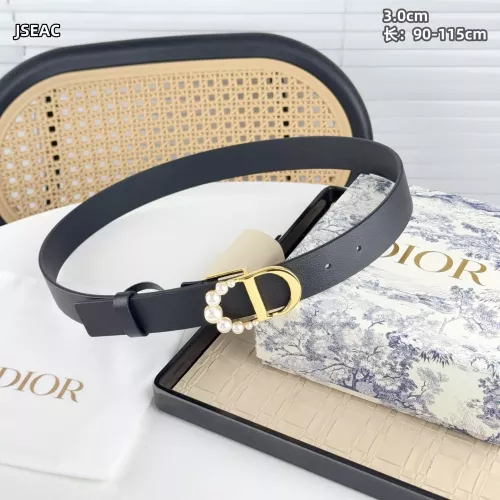 Wholesale Christian Dior AAA Quality Belts In 3.0cm For Women #1338931 $52.00 USD, Wholesale Quality Replica Christian Dior AAA Quality Belts