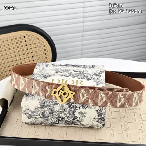 Wholesale Christian Dior AAA Quality Belts In 3.5cm For Unisex #1338932 $52.00 USD, Wholesale Quality Replica Christian Dior AAA Quality Belts