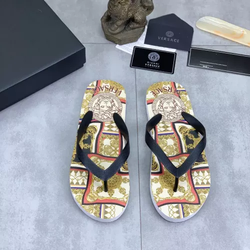 Wholesale Versace Slippers For Men #1339567 $48.00 USD, Wholesale Quality Replica Versace Slippers