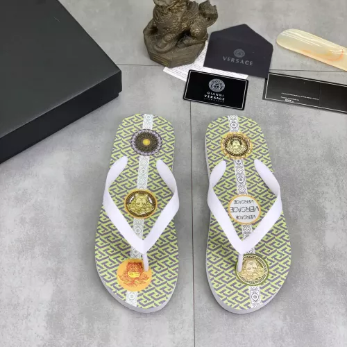 Wholesale Versace Slippers For Men #1339570 $48.00 USD, Wholesale Quality Replica Versace Slippers