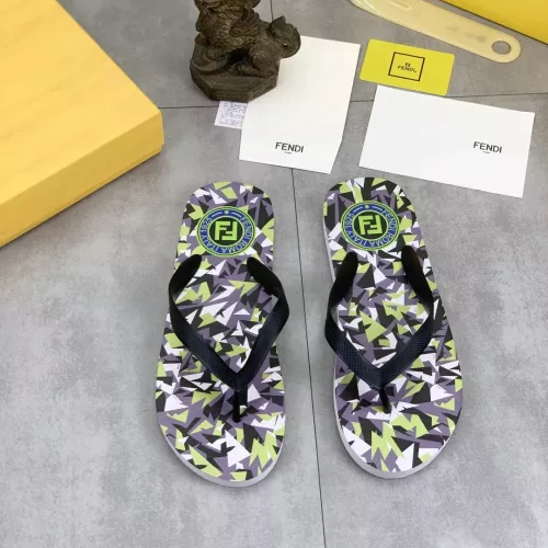 Wholesale Fendi Slippers For Men #1339581 $48.00 USD, Wholesale Quality Replica Fendi Slippers