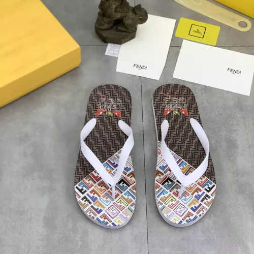 Wholesale Fendi Slippers For Men #1339582 $48.00 USD, Wholesale Quality Replica Fendi Slippers
