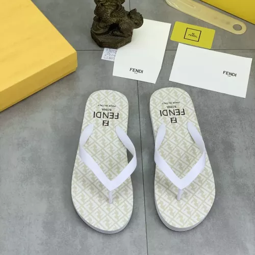 Wholesale Fendi Slippers For Men #1339587 $48.00 USD, Wholesale Quality Replica Fendi Slippers