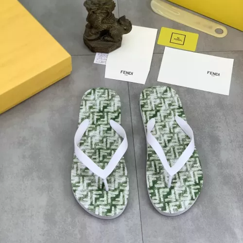 Wholesale Fendi Slippers For Men #1339588 $48.00 USD, Wholesale Quality Replica Fendi Slippers