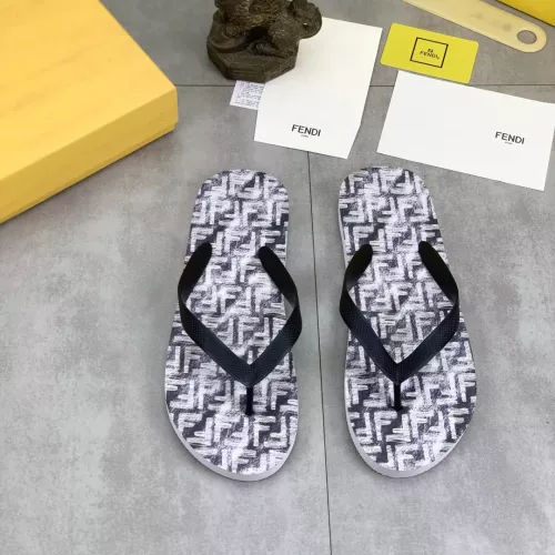 Wholesale Fendi Slippers For Men #1339593 $48.00 USD, Wholesale Quality Replica Fendi Slippers
