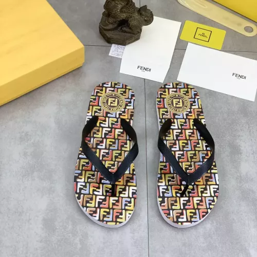 Wholesale Fendi Slippers For Men #1339594 $48.00 USD, Wholesale Quality Replica Fendi Slippers