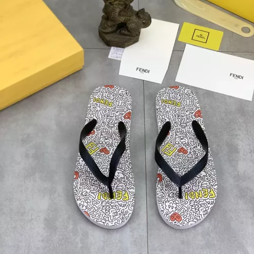 Wholesale Fendi Slippers For Men #1339595 $48.00 USD, Wholesale Quality Replica Fendi Slippers
