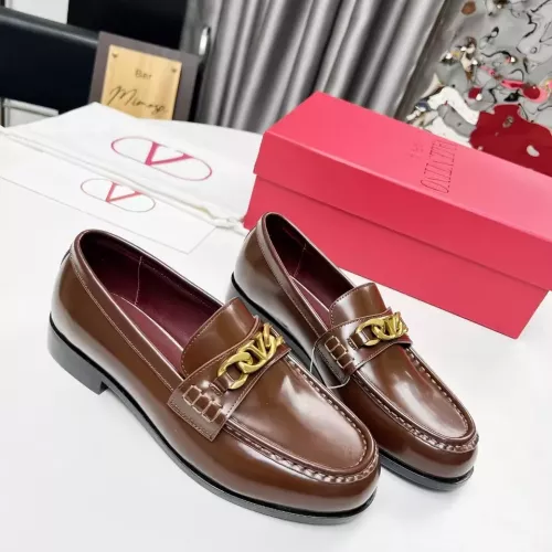 Wholesale Valentino Leather Shoes For Women #1339618 $102.00 USD, Wholesale Quality Replica Valentino Leather Shoes