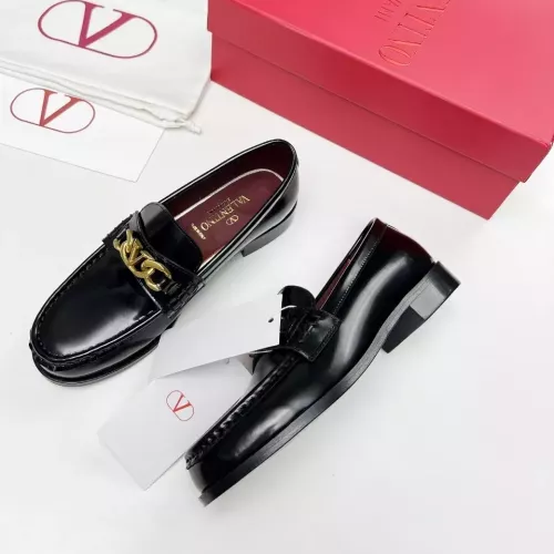 Wholesale Valentino Leather Shoes For Women #1339623 $102.00 USD, Wholesale Quality Replica Valentino Leather Shoes