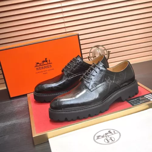 Wholesale Hermes Leather Shoes For Men #1339666 $102.00 USD, Wholesale Quality Replica Hermes Leather Shoes