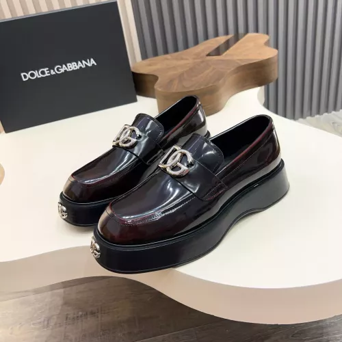 Wholesale Dolce &amp; Gabbana D&amp;G Leather Shoes For Men #1339714 $132.00 USD, Wholesale Quality Replica Dolce &amp; Gabbana D&amp;G Leather Shoes