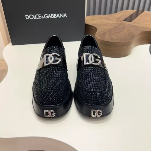 Replica Dolce & Gabbana D&G Leather Shoes For Men #1339717 $132.00 USD for Wholesale