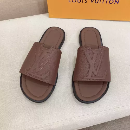 Wholesale Louis Vuitton Slippers For Men #1339798 $64.00 USD, Wholesale Quality Replica Louis Vuitton Slippers