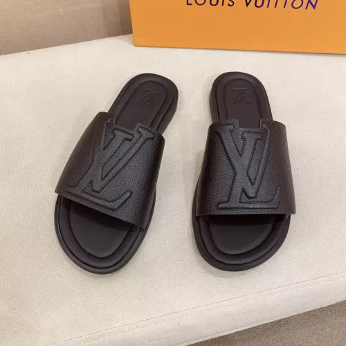 Wholesale Louis Vuitton Slippers For Men #1339799 $64.00 USD, Wholesale Quality Replica Louis Vuitton Slippers