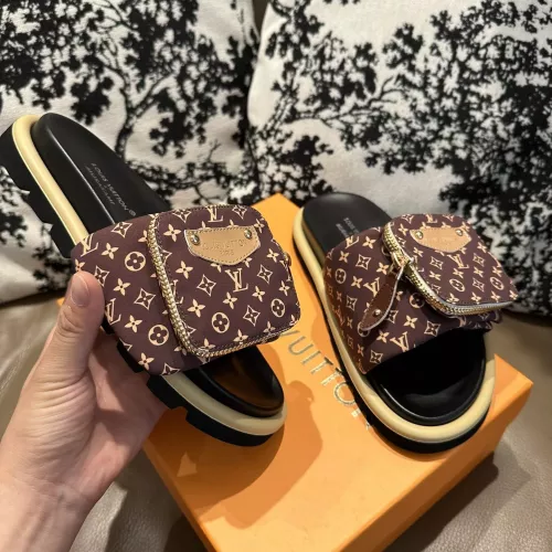 Wholesale Louis Vuitton Slippers For Women #1339818 $76.00 USD, Wholesale Quality Replica Louis Vuitton Slippers