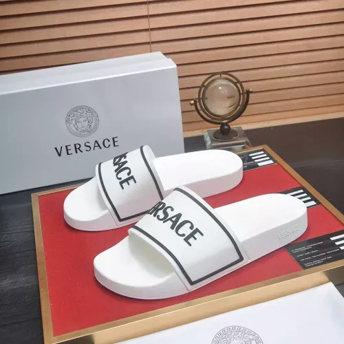 Wholesale Versace Slippers For Men #1339828 $45.00 USD, Wholesale Quality Replica Versace Slippers