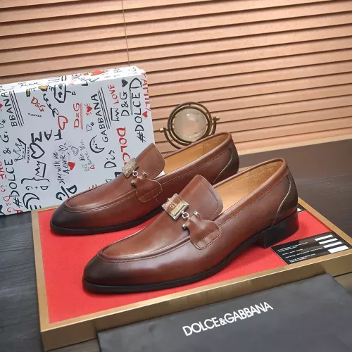 Wholesale Dolce &amp; Gabbana D&amp;G Leather Shoes For Men #1339970 $96.00 USD, Wholesale Quality Replica Dolce &amp; Gabbana D&amp;G Leather Shoes