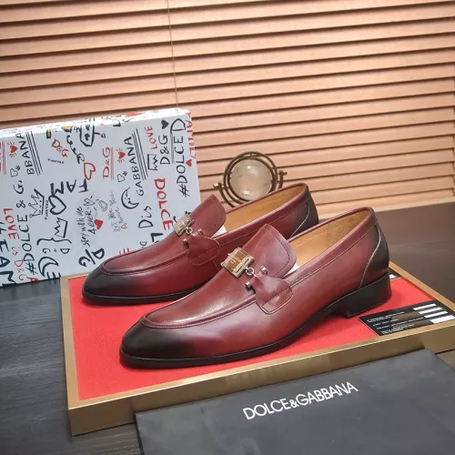 Wholesale Dolce &amp; Gabbana D&amp;G Leather Shoes For Men #1339971 $96.00 USD, Wholesale Quality Replica Dolce &amp; Gabbana D&amp;G Leather Shoes