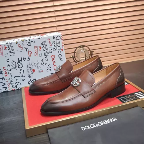 Wholesale Dolce &amp; Gabbana D&amp;G Leather Shoes For Men #1339983 $96.00 USD, Wholesale Quality Replica Dolce &amp; Gabbana D&amp;G Leather Shoes