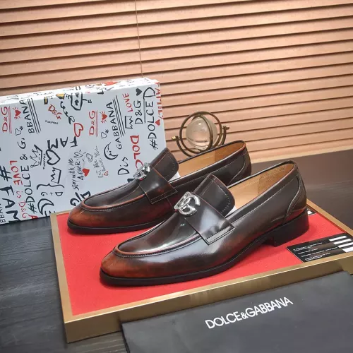Wholesale Dolce &amp; Gabbana D&amp;G Leather Shoes For Men #1339985 $96.00 USD, Wholesale Quality Replica Dolce &amp; Gabbana D&amp;G Leather Shoes