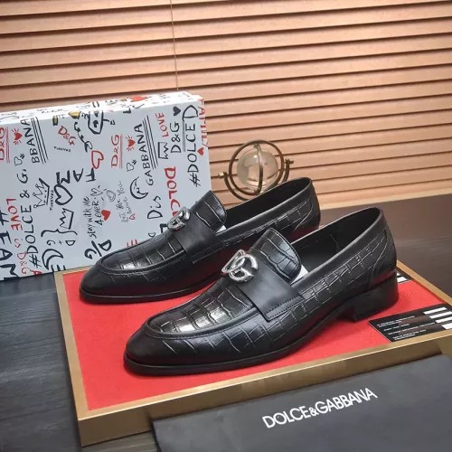 Wholesale Dolce &amp; Gabbana D&amp;G Leather Shoes For Men #1339989 $96.00 USD, Wholesale Quality Replica Dolce &amp; Gabbana D&amp;G Leather Shoes