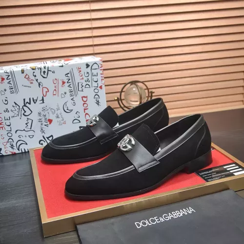 Wholesale Dolce &amp; Gabbana D&amp;G Leather Shoes For Men #1339990 $96.00 USD, Wholesale Quality Replica Dolce &amp; Gabbana D&amp;G Leather Shoes
