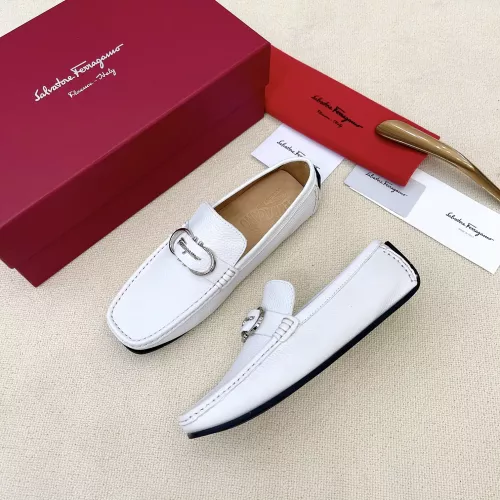 Wholesale Salvatore Ferragamo Leather Shoes For Men #1339991 $125.00 USD, Wholesale Quality Replica Salvatore Ferragamo Leather Shoes