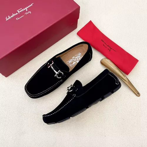 Wholesale Salvatore Ferragamo Leather Shoes For Men #1339995 $125.00 USD, Wholesale Quality Replica Salvatore Ferragamo Leather Shoes