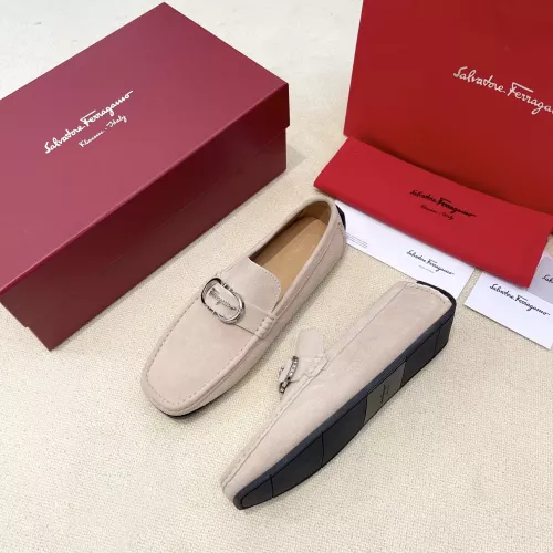 Wholesale Salvatore Ferragamo Leather Shoes For Men #1339997 $125.00 USD, Wholesale Quality Replica Salvatore Ferragamo Leather Shoes