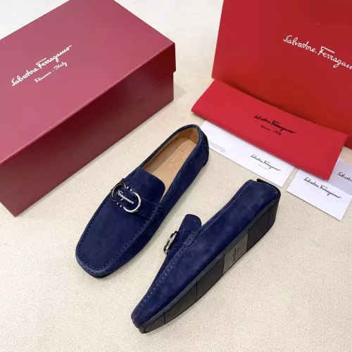 Wholesale Salvatore Ferragamo Leather Shoes For Men #1339998 $125.00 USD, Wholesale Quality Replica Salvatore Ferragamo Leather Shoes