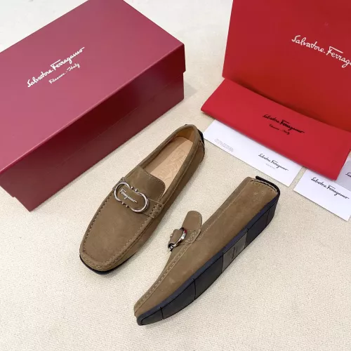 Wholesale Salvatore Ferragamo Leather Shoes For Men #1339999 $125.00 USD, Wholesale Quality Replica Salvatore Ferragamo Leather Shoes