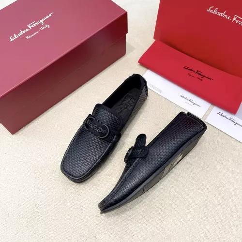 Wholesale Salvatore Ferragamo Leather Shoes For Men #1340000 $125.00 USD, Wholesale Quality Replica Salvatore Ferragamo Leather Shoes