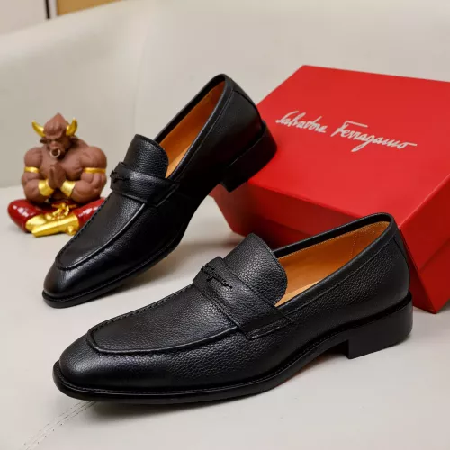 Wholesale Salvatore Ferragamo Leather Shoes For Men #1340010 $88.00 USD, Wholesale Quality Replica Salvatore Ferragamo Leather Shoes
