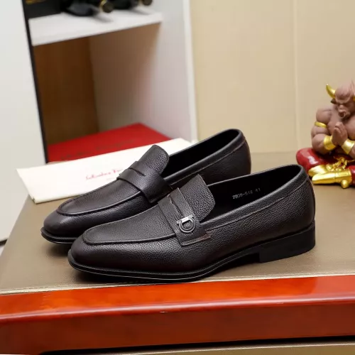 Wholesale Salvatore Ferragamo Leather Shoes For Men #1340040 $85.00 USD, Wholesale Quality Replica Salvatore Ferragamo Leather Shoes