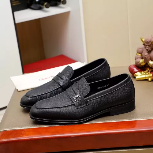 Wholesale Salvatore Ferragamo Leather Shoes For Men #1340041 $85.00 USD, Wholesale Quality Replica Salvatore Ferragamo Leather Shoes