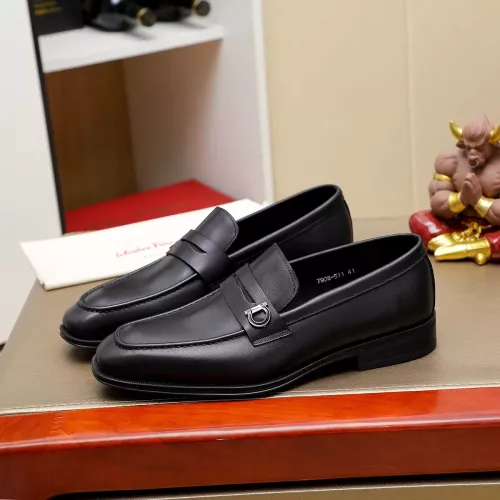 Wholesale Salvatore Ferragamo Leather Shoes For Men #1340042 $85.00 USD, Wholesale Quality Replica Salvatore Ferragamo Leather Shoes
