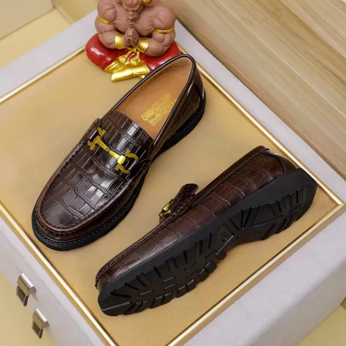 Wholesale Salvatore Ferragamo Leather Shoes For Men #1340044 $88.00 USD, Wholesale Quality Replica Salvatore Ferragamo Leather Shoes