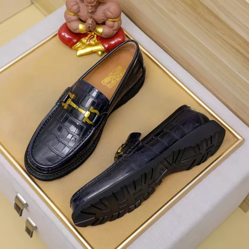 Wholesale Salvatore Ferragamo Leather Shoes For Men #1340045 $88.00 USD, Wholesale Quality Replica Salvatore Ferragamo Leather Shoes
