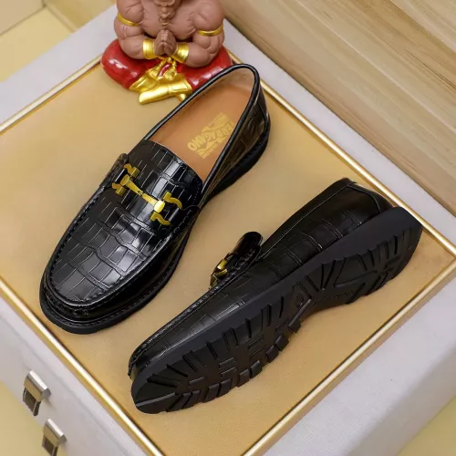 Wholesale Salvatore Ferragamo Leather Shoes For Men #1340046 $88.00 USD, Wholesale Quality Replica Salvatore Ferragamo Leather Shoes