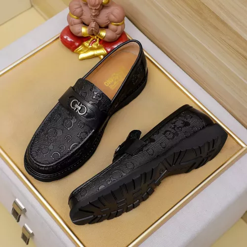 Wholesale Salvatore Ferragamo Leather Shoes For Men #1340051 $88.00 USD, Wholesale Quality Replica Salvatore Ferragamo Leather Shoes