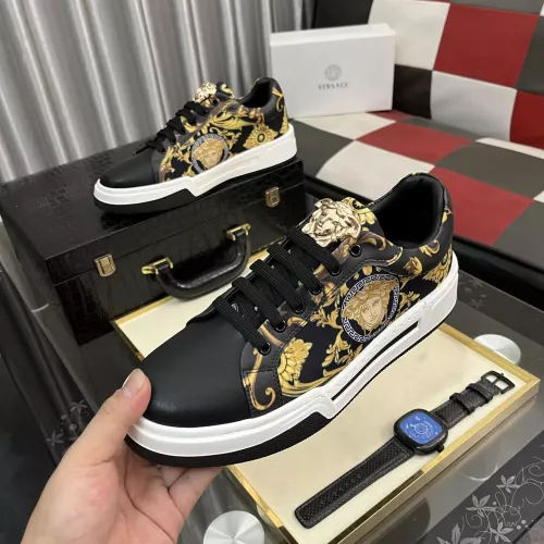 Wholesale Versace Casual Shoes For Men #1340070 $80.00 USD, Wholesale Quality Replica Versace Casual Shoes
