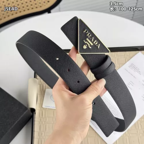 Wholesale Prada AAA Quality Belts In 3.5cm For Men #1340104 $56.00 USD, Wholesale Quality Replica Prada AAA Quality Belts